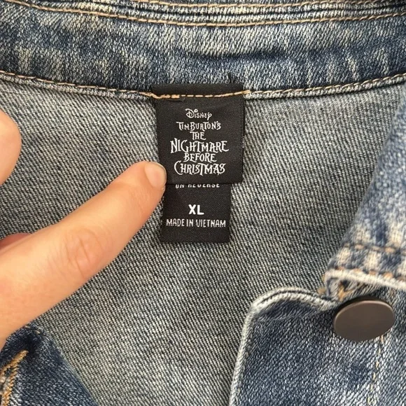Disney The Night Before Christmas Denim jacket Halloween - Picture 6 of 6